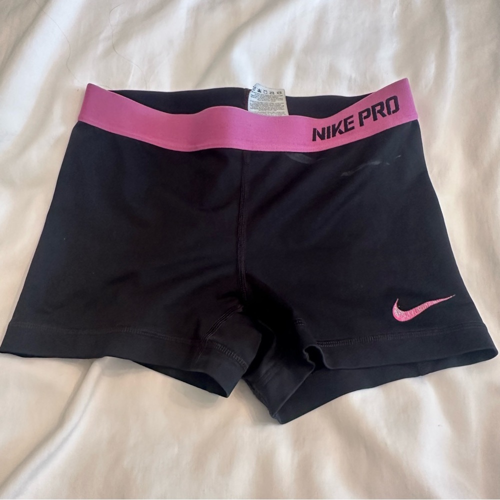 Nike Pro Pink & Black Short